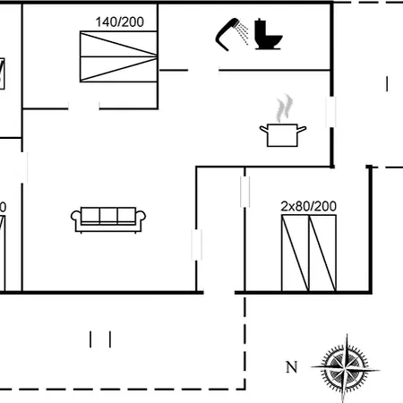 Hébergement de vacances Samuli - 400m From The Sea By Interhome Fanø